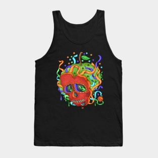 Poison Apple - Día De Los Muertos - Cute skull apple - Apple Lover Tank Top